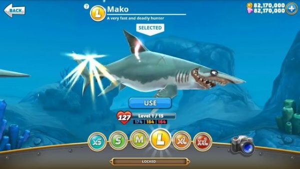 HUNGRY  SHARK WORLD UNLOCKING  ALL Sharks