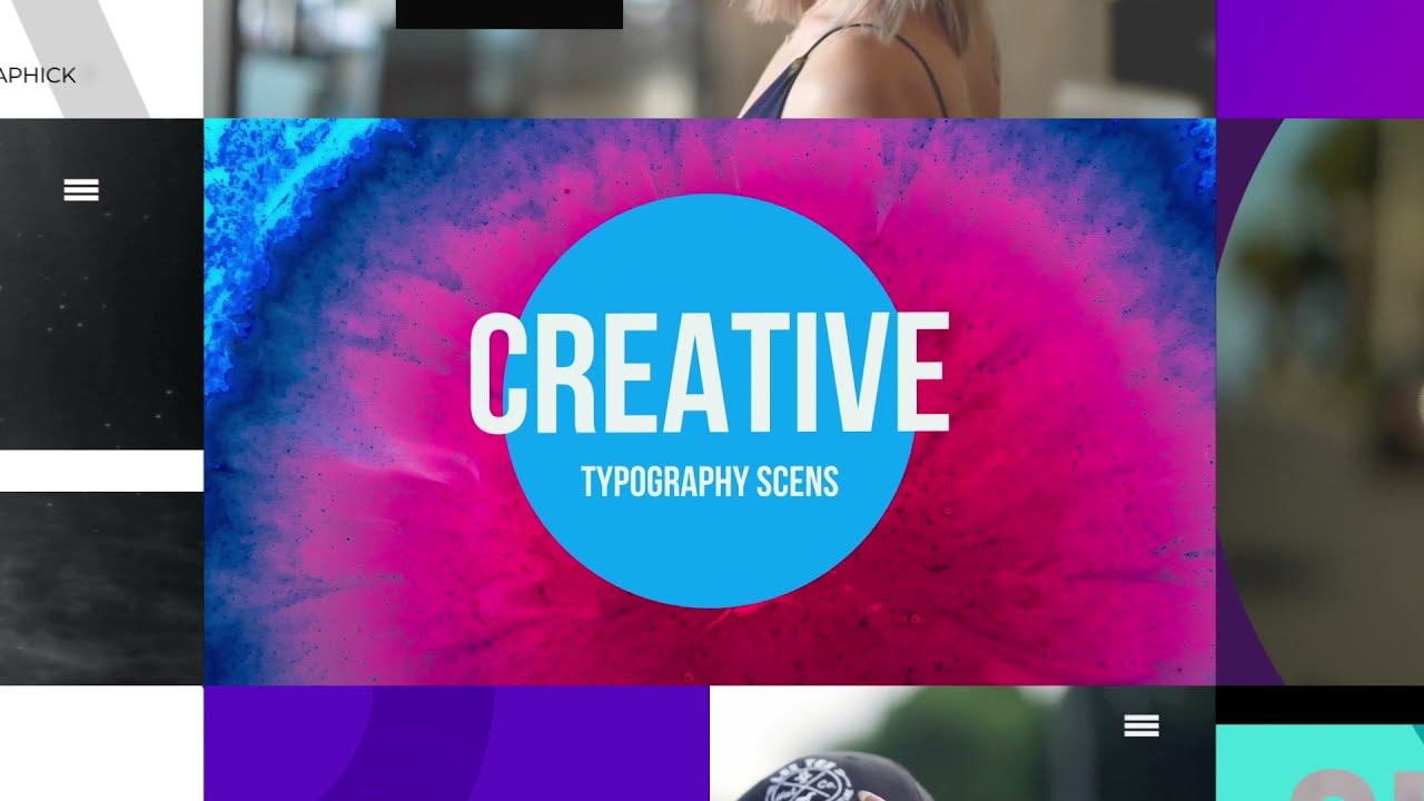 Modern Typography Scene for Mogrt смотреть онлайн