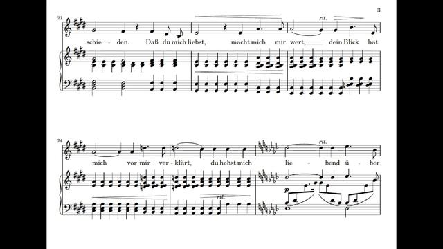 Widmung (Slower) Accompaniment Ab Major High Key смотреть онлайн