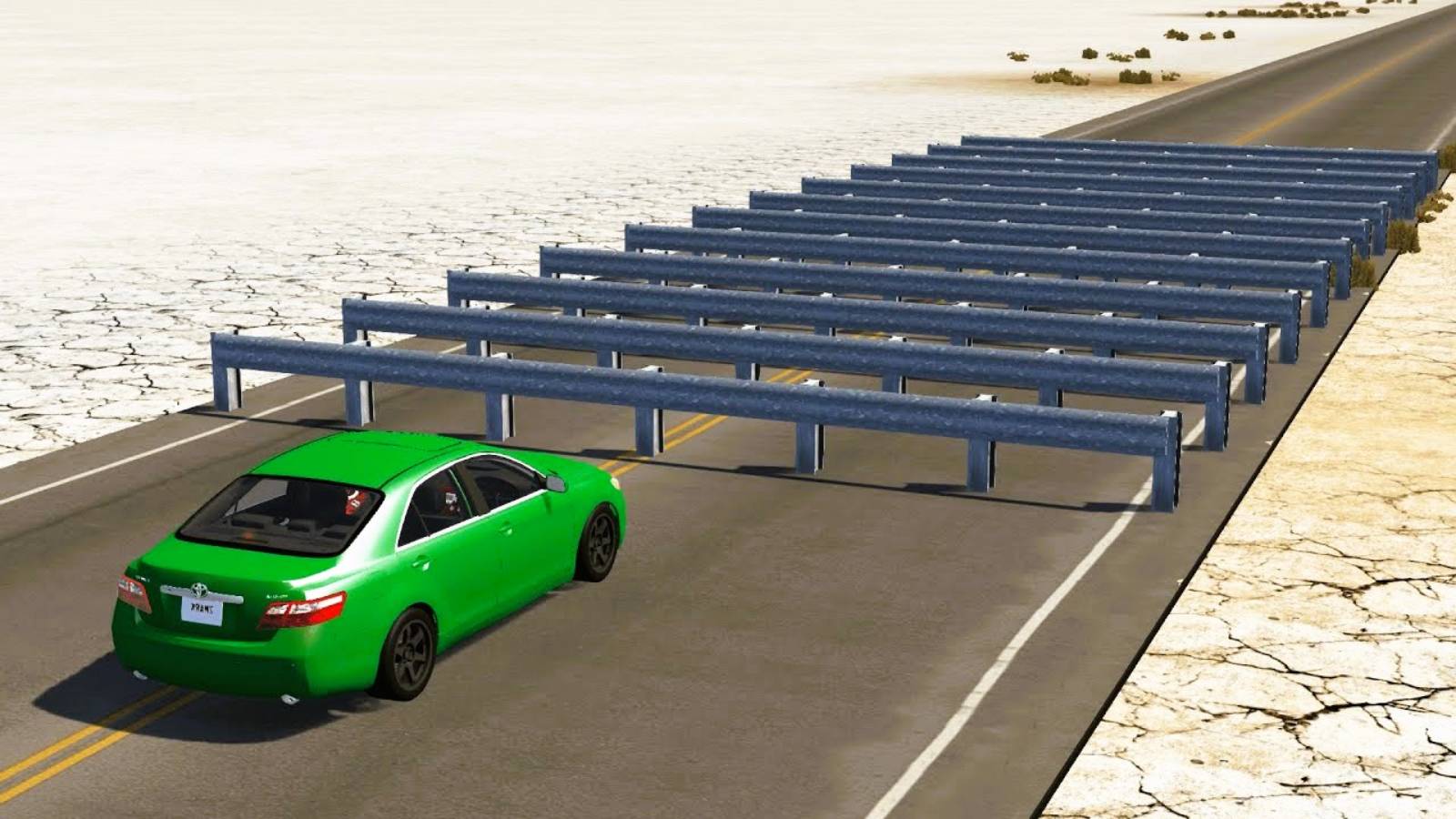 Титановое Ограждение Vs Машины - BeamNG.drive игра про машины