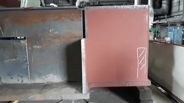 термообработка металлоконструкции, рама турбины. смотреть онлайн