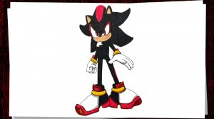 Как нарисовать ежа Шедоу из Соника 3 / How to draw Shadow the Hedgehog Sonic 3