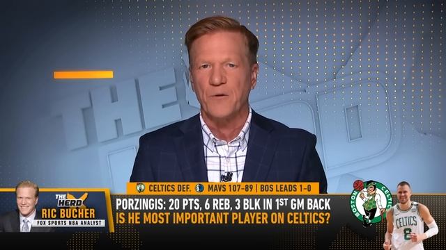 Kyrie Irving struggles in Game 1 of NBA Finals, Celtics poised for easy series win? | THE HERD смотреть онлайн