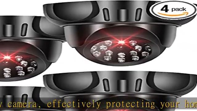 BNT Dummy Security Camera, Fake Security Camera with One Red LED Light, Built-in a Light Sensor, fo смотреть онлайн