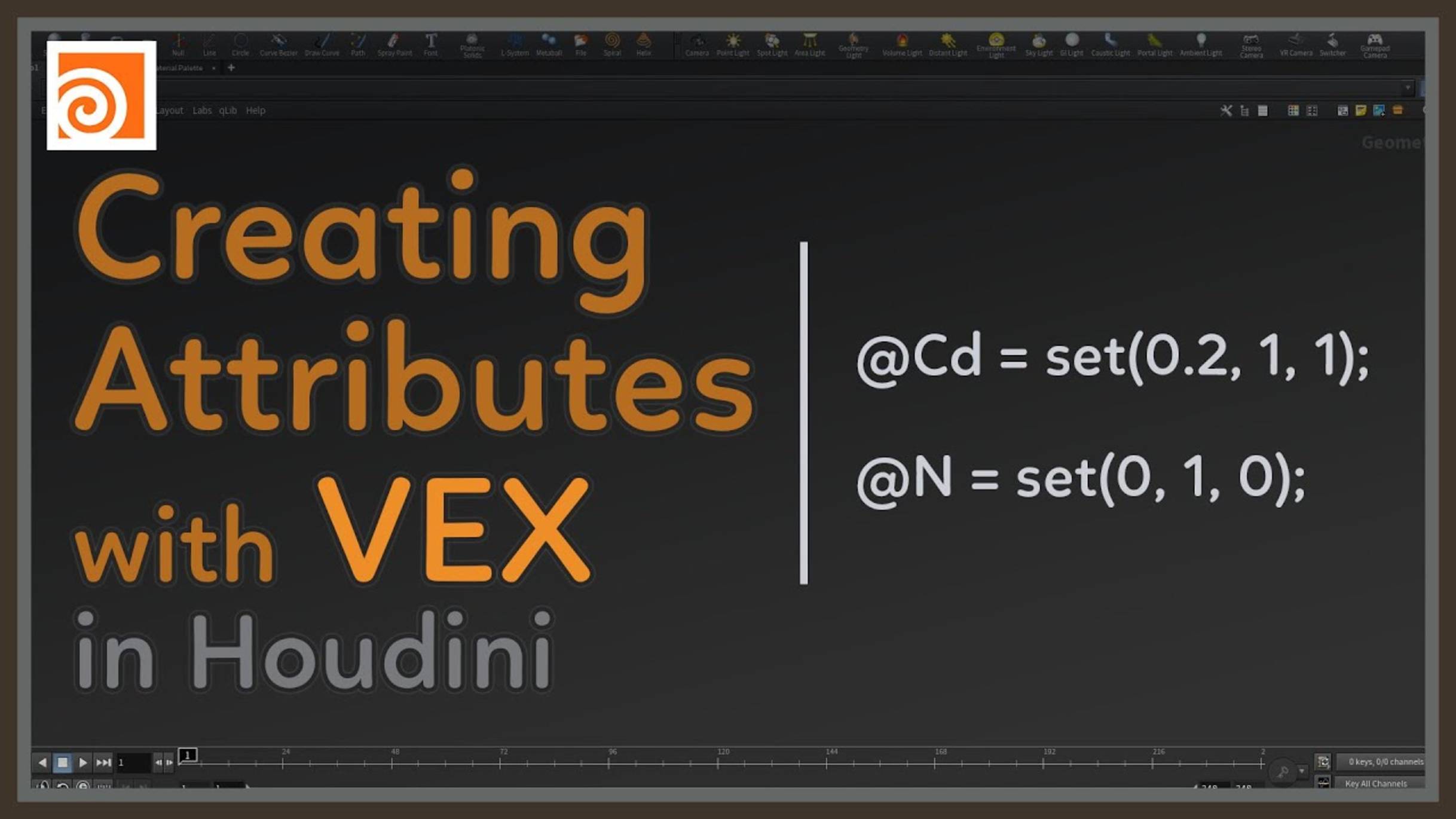 50 Creating Attributes with VEX in Houdini смотреть онлайн