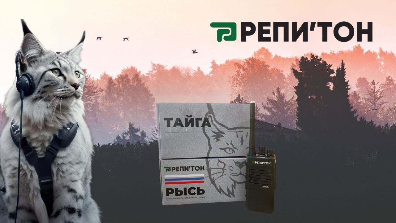 Рация для леса и охоты  репитон рысь, как настроить с другими рациями.