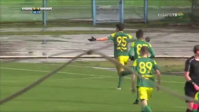 "Кубань-2" - "Черноморец" 2-0 смотреть онлайн