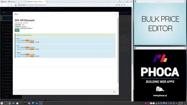 Phoca Cart - Bulk Price Editor смотреть онлайн