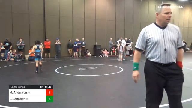 60 Lbs Consolation Mia Anderson Team Nebraska Vs Lola Gonzales Team Colorado смотреть онлайн