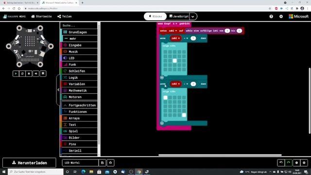 Calliope Mini - simple LED dice смотреть онлайн