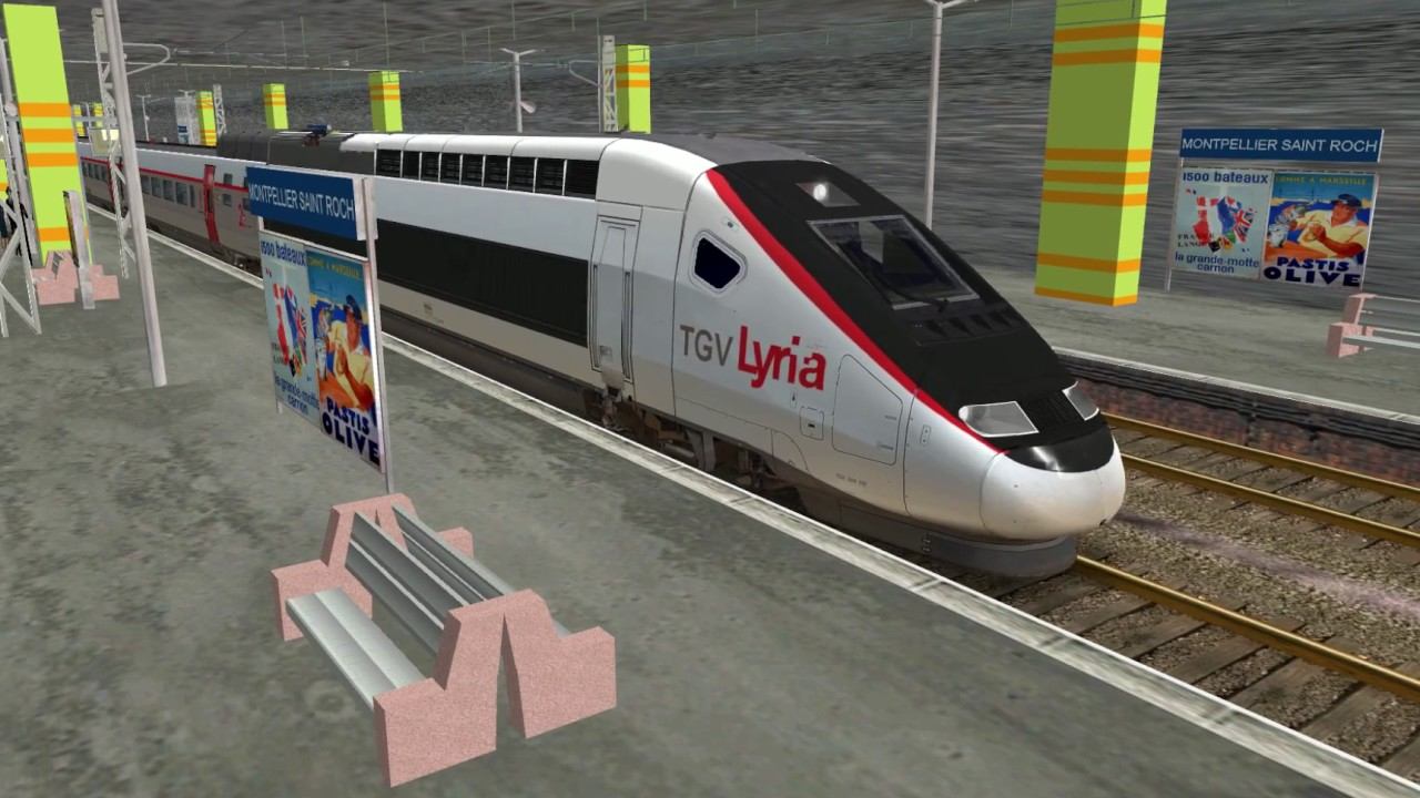 Train TGV for OpenRails смотреть онлайн