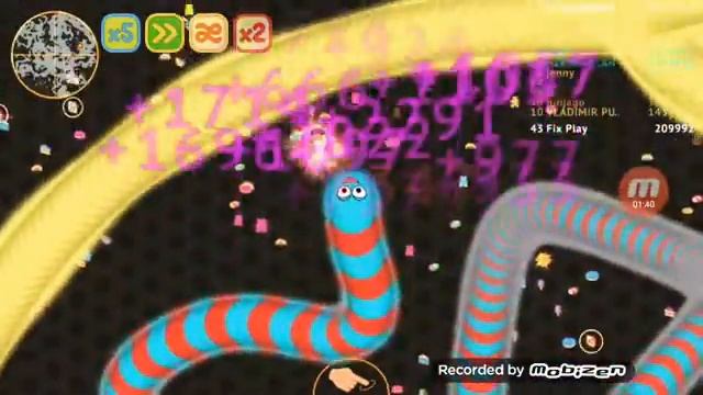 Играю в Wormate.io смотреть онлайн