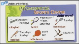 Spotlight 4 SB Module 2 p. 30 ex. 1 Sports