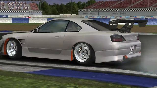 rFactor D1GP Mod Nissan S15 Silvia Silverstone Drift смотреть онлайн