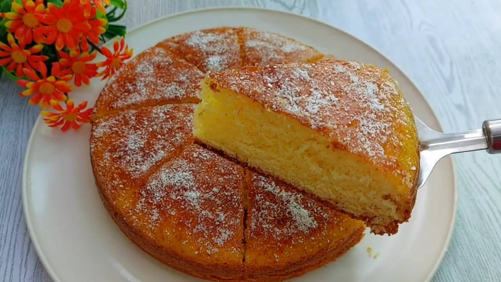 Апельсиновый пирог | Бисквитный пирог | БЫСТРО И ВКУСНО В ДУХОВКЕ смотреть онлайн