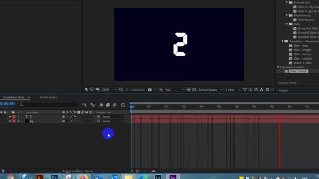 How to create a countdown timer - After effects tutorial смотреть онлайн