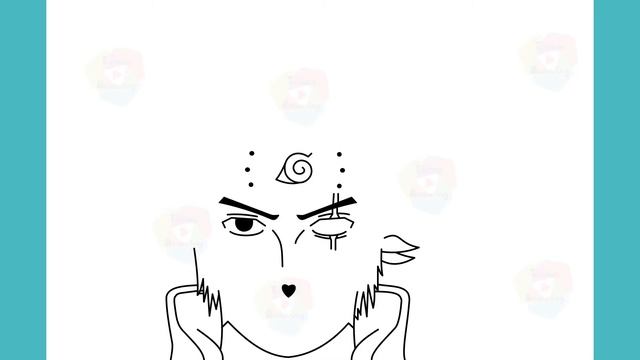 How To Draw Kakashi Hatake Sharingan From Naruto Step By Step Drawing смотреть онлайн