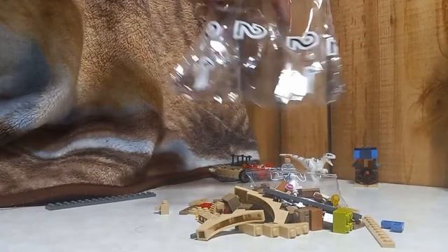 Building My First Jurassic Wirld Dominion Lego Set (Atrociraptor Dinosaur Bike Chase) смотреть онлайн