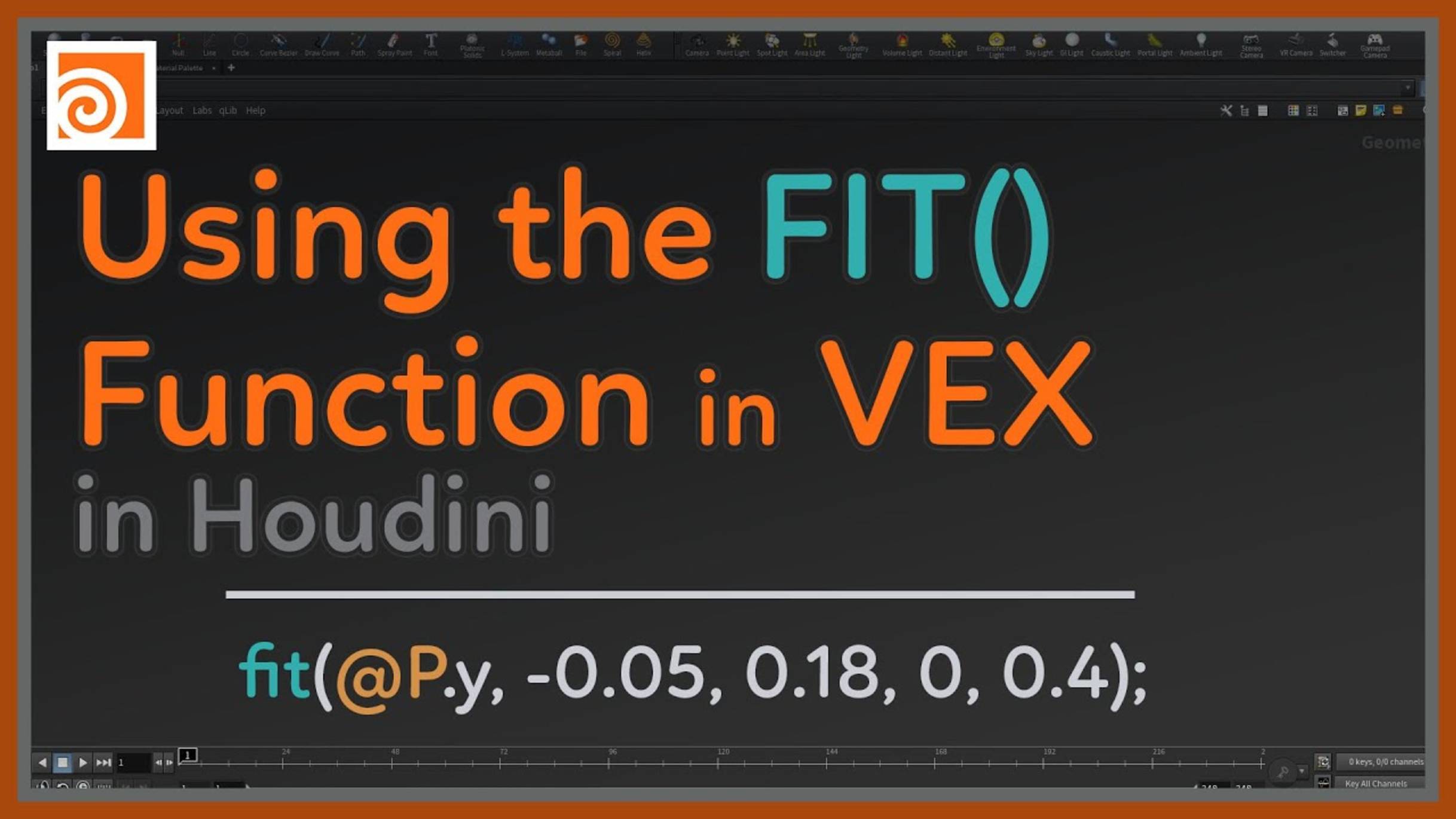 67 Using the fit function in VEX with Houdini смотреть онлайн