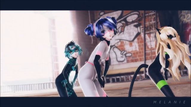 【MMDxMiraculous LadybugxGenderbends】LISA(BLACKPINK)-Señorita【Multimouse, Kitty Noir & Viperine】 смотреть онлайн