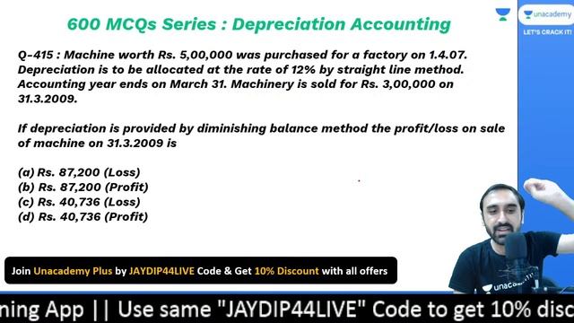 Depreciation | Top 600+ MCQs Series | CBSE Term 1 | Accounts Class 11 | CA Jaydip Thakkar смотреть онлайн