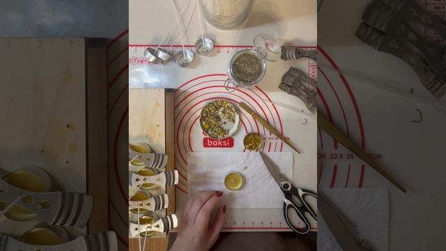 Чайные свечи. Процесс изготовления 🪔