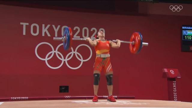 Mirabai Chanu wins silver for India 🥈🇮🇳 | Weightlifting | #Tokyo2020 Highlights смотреть онлайн
