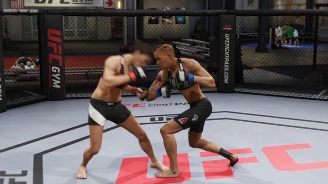 Ronda Markos accepts belly punches (EA UFC 2: Ryona Edition) смотреть онлайн