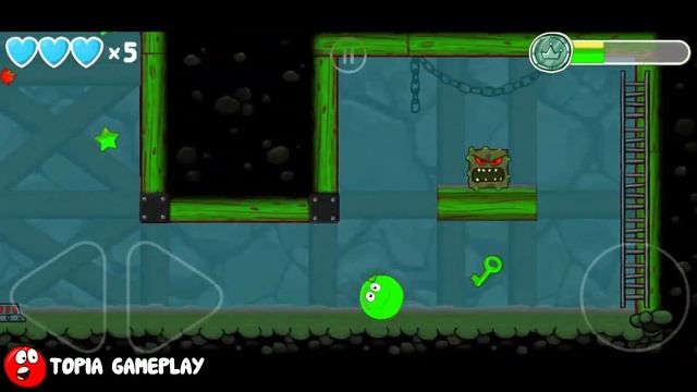 Green Tomato Ball - Funny Blue Ball Adventure - Random Levels Gameplay Volume 4,2,5 смотреть онлайн