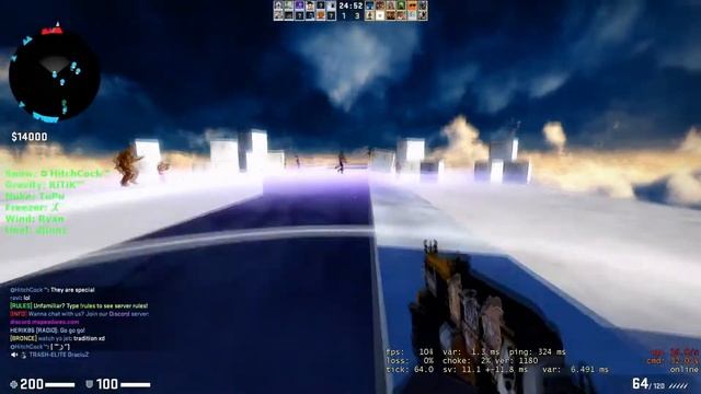 CSGO zombie escape mod: ze_dreamin_v3_1 Stage 2 смотреть онлайн