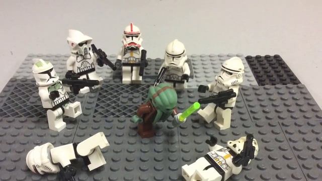 THE DEATH OF JEDI MASTER KIT FISTO DURING EXECUTE ORDER 66! LEGO® EDITION!! смотреть онлайн