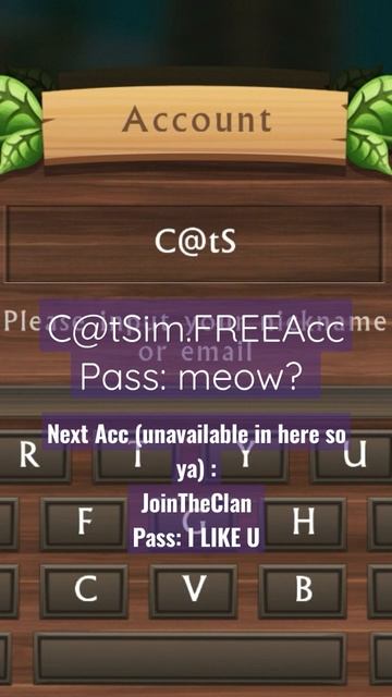 2 FREE CatSim Accs (Infinite Coins, Lvl 200s, ALL Skins Unlocked, all upgraded, NaN EXP for kittens смотреть онлайн