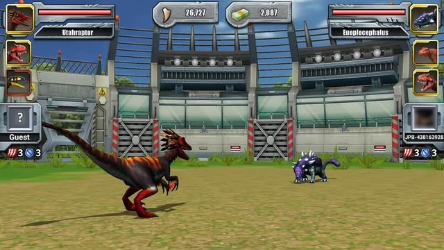 T Rex Vs Indominus Rex Vs Carcharodontosaurus - Jurassic Park Builder