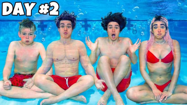 Кто Последний Покинет Бассейн - Получит $100,000 (Близнецы Стокс | Stokes Twins)