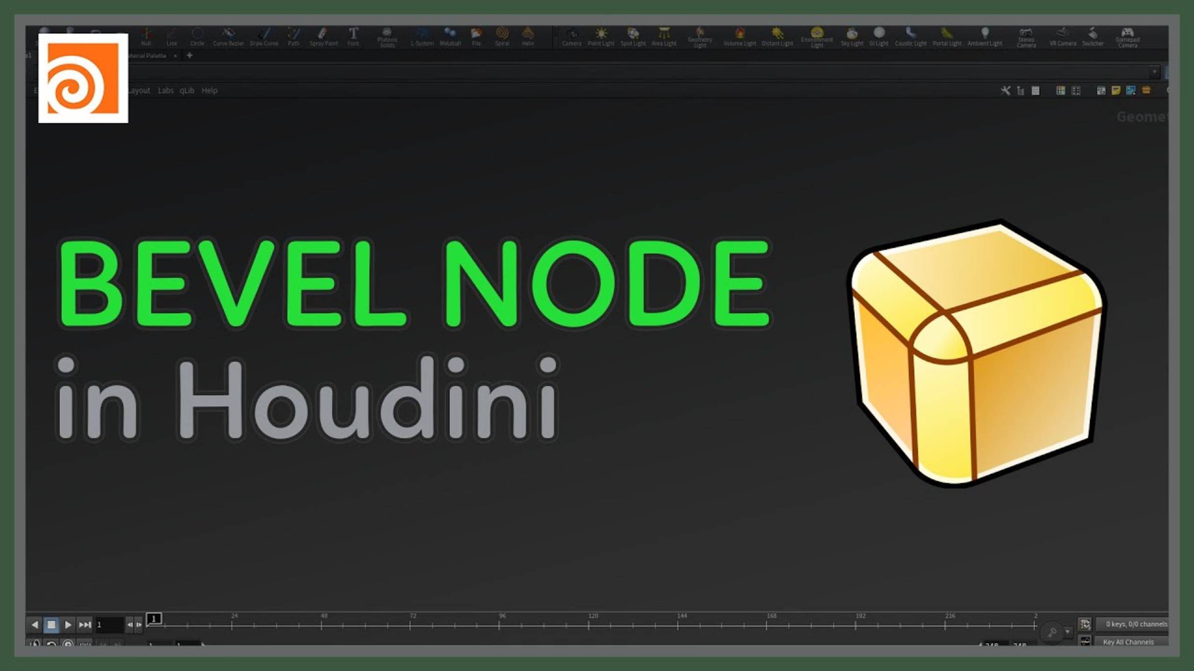 44 The Bevel Node in Houdini смотреть онлайн