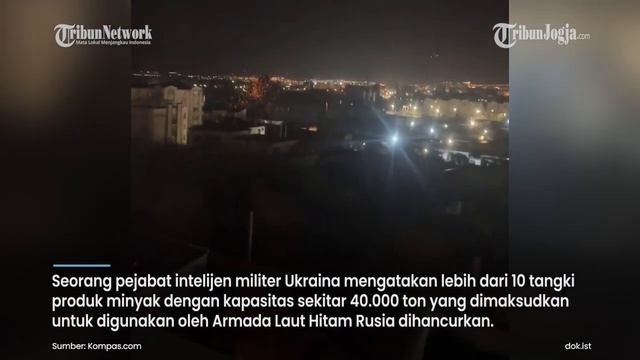 SERANGAN DRONE UKRAINA BAKAR FASILITAS PENYIMPANAN BAHAN BAKAR RUSIA смотреть онлайн