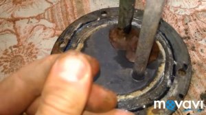 Ремонт бойлера, утечка воды из фланца.