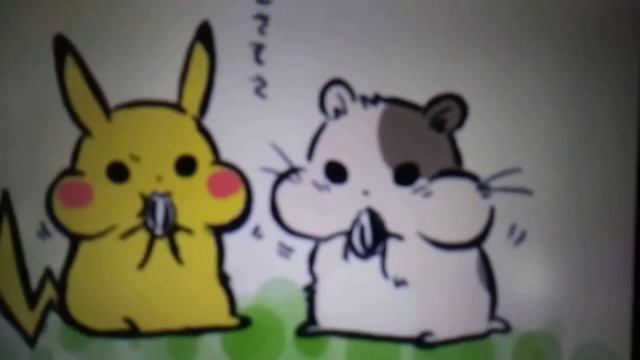 Pikachu vs Hamster Eating Contest смотреть онлайн