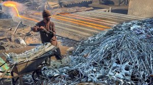 Невероятное промышленное производство железных прутков Процесс Массового производства В цеху