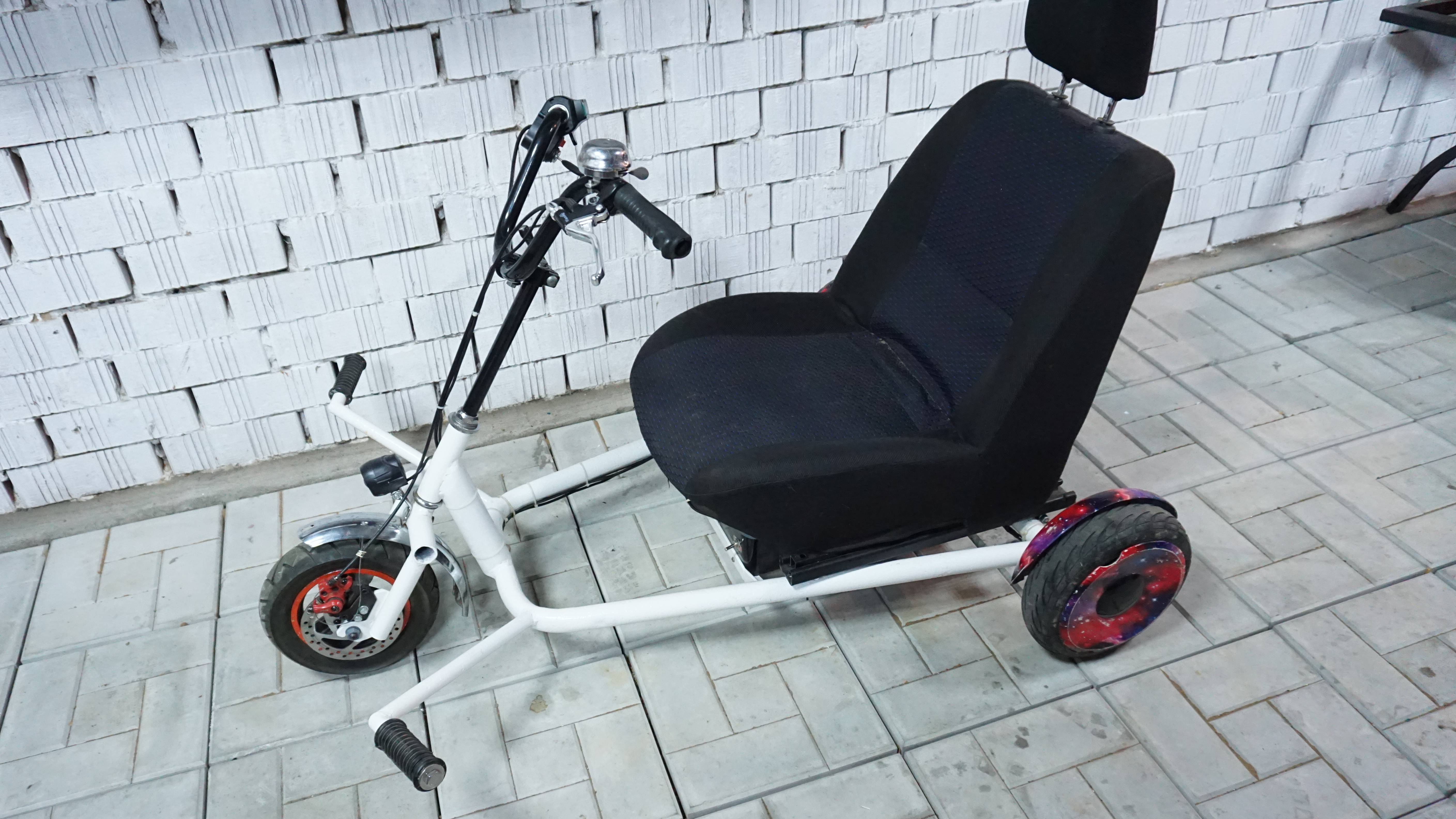 Трёхколесный самодельный самокат. Одна из моей коллекции.