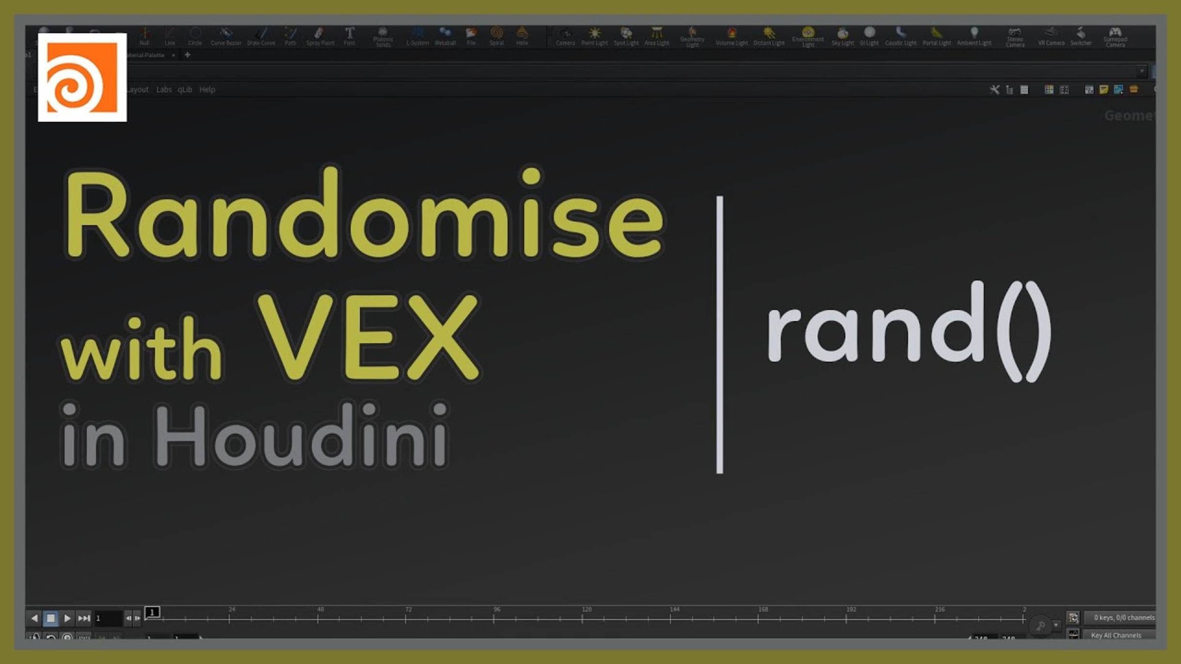68 Randomise with VEX in Houdini смотреть онлайн