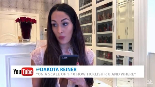 Nikki Bella Feet Ticklish Confirmed