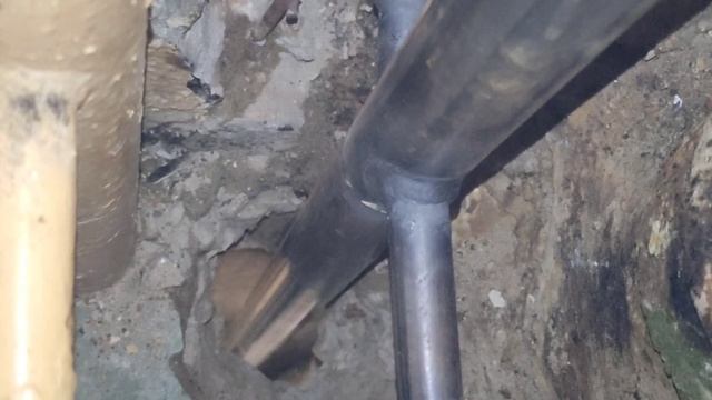 Замена участка трубы в перекрытии смотреть онлайн