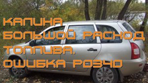 Калина - большой расход топлива. Ошибка Р0340.mov