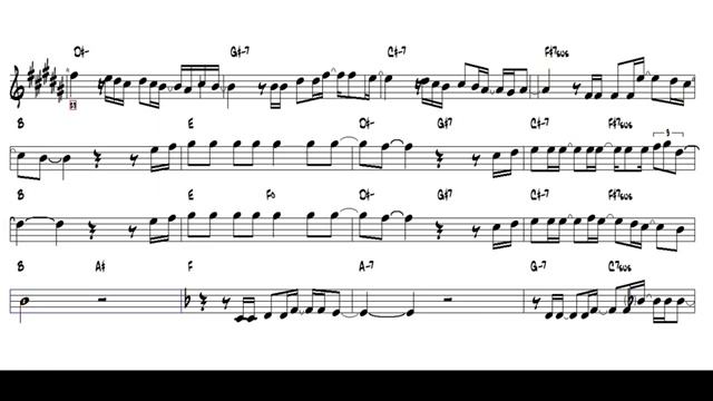 Um Dia de Domingo - Tim Maia 1992 (Alto Sax Eb) _Sheet music_ ( 360 X 640 ) смотреть онлайн