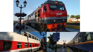 Сортавала. Прибытие поезда "Петрозаводск - Москва" и прицепка туристического поезда Рускеала—Москва