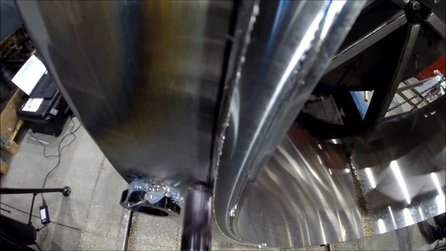 METROM PM1000 vertikale Bearbeitung Behälter/ vertical machining of pressure vessel смотреть онлайн