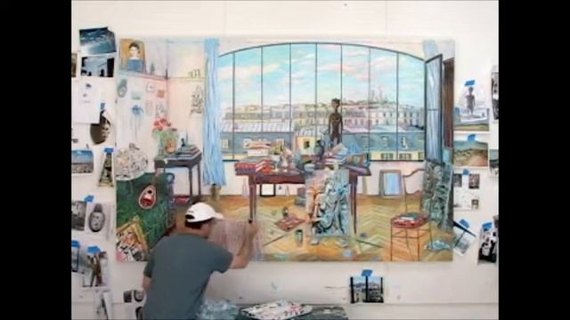 Picasso's Cubist Studio painted in time-lapse by Damian Elwes смотреть онлайн