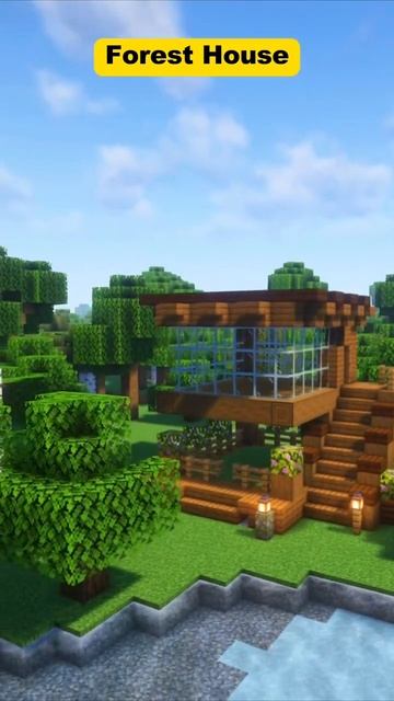 Лесной Дом в Майнкрафт