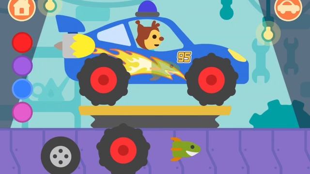 Увлекательные гонки. Доберись до финиша первым! Игры. Обучающие мультики. Давай поиграем! смотреть онлайн